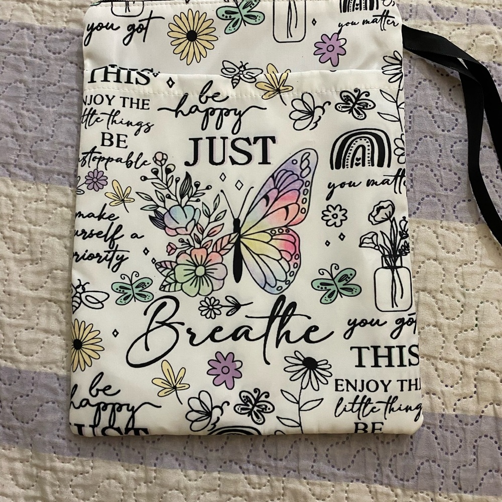 Colorful Butterfly and Floral Book/Tablet Sleeve